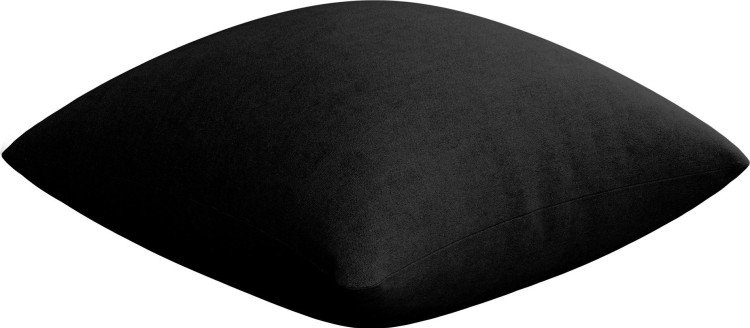 Подушка квадратная «Кортин» канвас черный