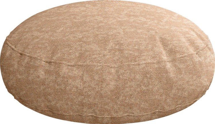 Подушка круглая «Кортин» софт мрамор бронзовый
